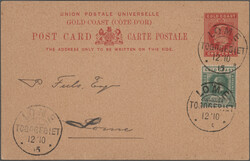 250: Colonias alemanas Togo Ocupación francesa - Postal stationery