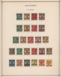 BUREAU PRINT ALBUM, well filled with precancels from Alabama to ...