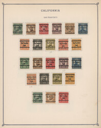 BUREAU PRINT ALBUM, well filled with precancels from Alabama to ...