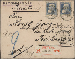 1866/1983, Sammlung mit ca. 235 Briefen, Karten und Ganzsachen aus ...