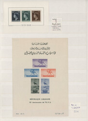 1925/1980 (ca.), unused assortment of various issues mint hinged, ...