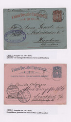 1886/1904, collection of 30 commercially used stationery cards, all ...
