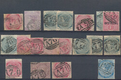 1860/1960 (ca.), balance in four stockbooks and on stockcards mapping ...