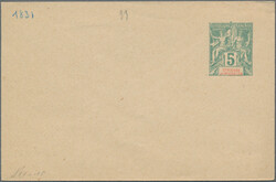 1890/1900 (ca.), assortment of apprx. 90 unused stationeries with ...