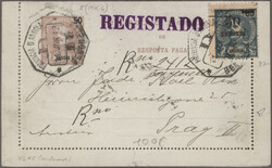 1898-1925 Nine special covers, postcards resp. postal stationery ...