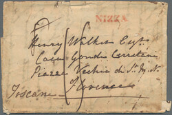 1832/1855, lot of eleven disinfected letters, ten originating from ...