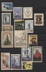 1913/1960 (ca.), VIGNETTES, collection of apprx. 143 Boy Scouts ...