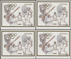 1993, specialized lot of the 1993 gold and silver print souvenir ...