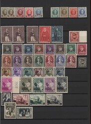 1849-1980: Mint collection of complete sets, multiples etc., with ...