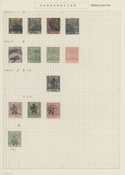 1879/1896, mint and used collection on album pages, from 1879 5c. to ...