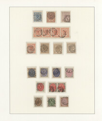 1852/1872, fine used collection of Skilling denominated stamps, well ...
