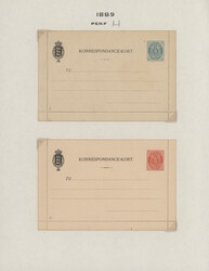 1865/1970 (ca.), collection of apprx. 90 (mainly unused) stationeries ...