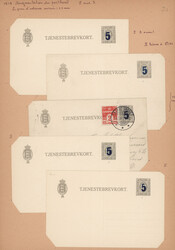 1871-1921 Specialized collection of more than 100 postal stationery ...
