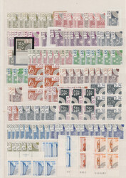 1921/2008, accumulation of more than 1.200 stamps, well filled ...