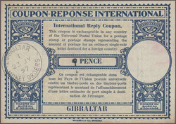 2790: Gibraltar - IRC (reply coupon)