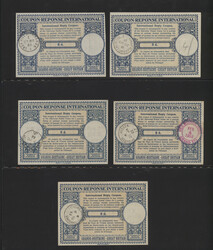 1907/2001, GB/Channel Islands, collection of 195 International Reply ...