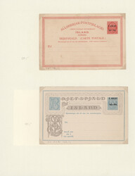 1879/1954, collection of apprx. 66 almost exclusively unused ...