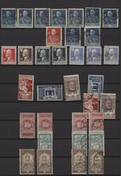 1855/1960 (ca.), comprehensive used and unused balance in a stockbook ...