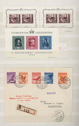 1912/1998, Posten mit Teilsammlung dabei auch einige bessere Werte, ...