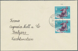 1930/1957, sauberer Posten mit 30 interessanten Belegen, dabei ...