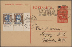 4175: Liechtenstein - Postal stationery