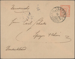 1893/1901, assortment of apprx. 50 used and unused stationeries ...