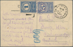 1897/1971, Lot von 29 unzureichend frankierten Briefen und Karten ...