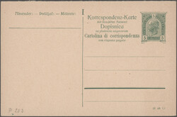 1883/1907, Postkarten "Doppeladler/Ziffer" und "Franz Joseph", ...