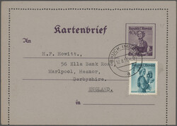 1886/1956, Sammlungspartie von ca. 100 fast nur ungebrauchten ...