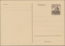 1958/1974, Partie von 22 meist gebrauchten Ganzsachenkarten ...