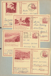 1960/1975 (ca.), Dauerserie "BAUWERKE", umfangreiche Sammlung von ca. ...