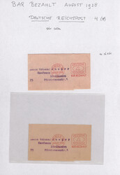 1890-1938, Die ZEITUNGSSTREIFBÄNDER des "DEUTSCHEN und ...