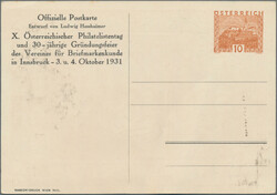 1932/1936, Ausgabe "Kleine Landschaften", saubere Partie von acht ...