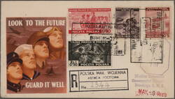 1941/1944, Government-in-Exile issues, assortment of 34 covers to USA ...