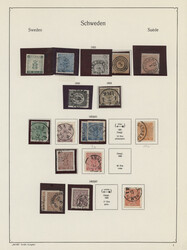 1855/1944 (ca.) excellent, mostly used collection on pages with many ...
