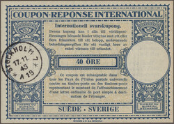 1922/1995, collection of 44 International Reply Coupons. (M)
