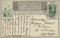 1913/1939, Partie von zwölf Briefen/Karten zum Thema ...