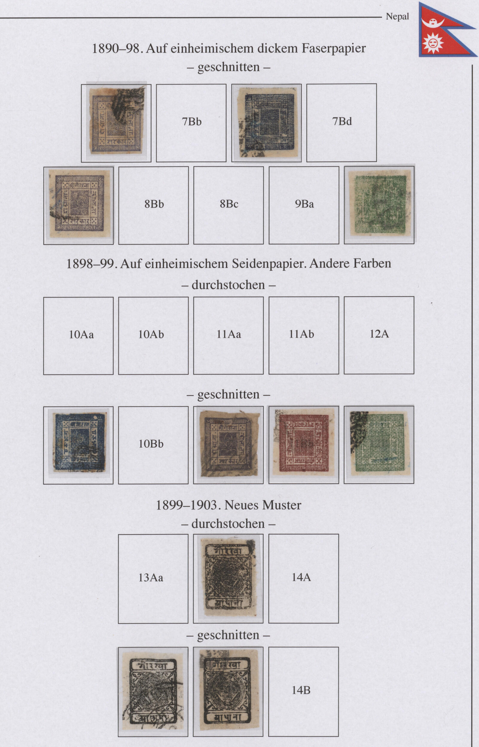1881/1946 Basic collection of 48 stamps on printed pages, with 26 of ...