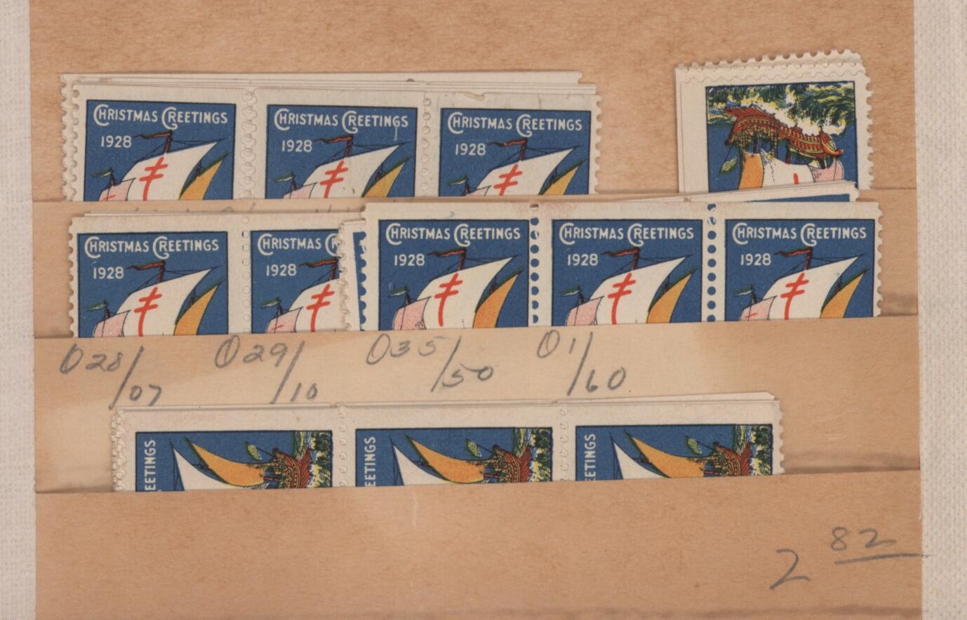 1928/1963, Christmas Seals, comprehensive MNH stock of some thousand ...
