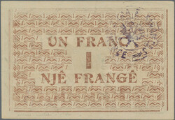 Korce, 1 Franc 25.3.1917, P. S144a, AU