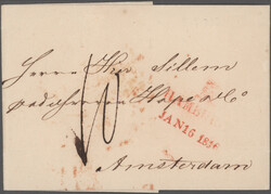 1816/1865 (ca.), Lot von 25 markenlosen Briefen aus Preußen, Sachsen ...