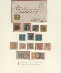 1835/1878, SCHWALENBERG, Sammlung von 43 Belegen ab Vorphila über ...
