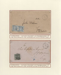 1835/1878, SCHWALENBERG, Sammlung von 43 Belegen ab Vorphila über ...