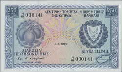 250 Mils 1.5.1978, 1.6.1982, P. 41c, UNC, 500 Mils 1.6.1982, 2 pc, 1 ...