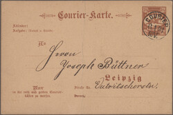 LEIPZIG/DRESDEN, Sammlung mit über 200 Briefen, Karten und ...