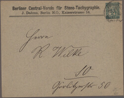 1886/1900, Partie von ca. 90 Belegen mit Berlin, Hannover, München, ...