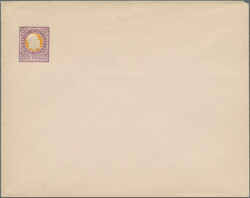 STUTTGART: 1886/1889, Lot von sieben ungebrauchten Umschlägen mit U1 ...