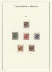 1899/1913, gestempelte Sammlungspartie mit 112 Marken, oft geprüft ...