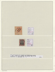 1899/1913, gestempelte Sammlungspartie mit 112 Marken, oft geprüft ...