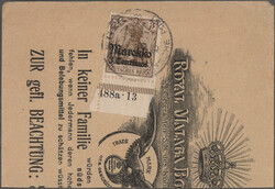 1905/1914, meist gestempelte Partie von sieben Hausauftragsnummern. ...